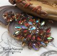 Load image into Gallery viewer, Vintage Juliana Amber Brown Molded Glass Leaves Pin Brooch & Earrings Set