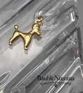 Load image into Gallery viewer, Vintage 9K 375 Yellow Gold Figural Puffy Poodle Dog Charm Pendant