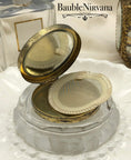 Load image into Gallery viewer, Vintage 800 Sterling & Enamel Italian Compact Gold Gilt Hand Painted Serenade