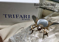 Load image into Gallery viewer, Vintage Trifari Sterling Silver Jelly Belly Large Fly Bug Insect Brooch Pin