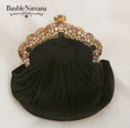 Load image into Gallery viewer, Hobe Jeweled Encrusted Frame Purse Handbag