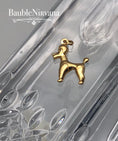 Load image into Gallery viewer, Vintage 9K 375 Yellow Gold Figural Puffy Poodle Dog Charm Pendant
