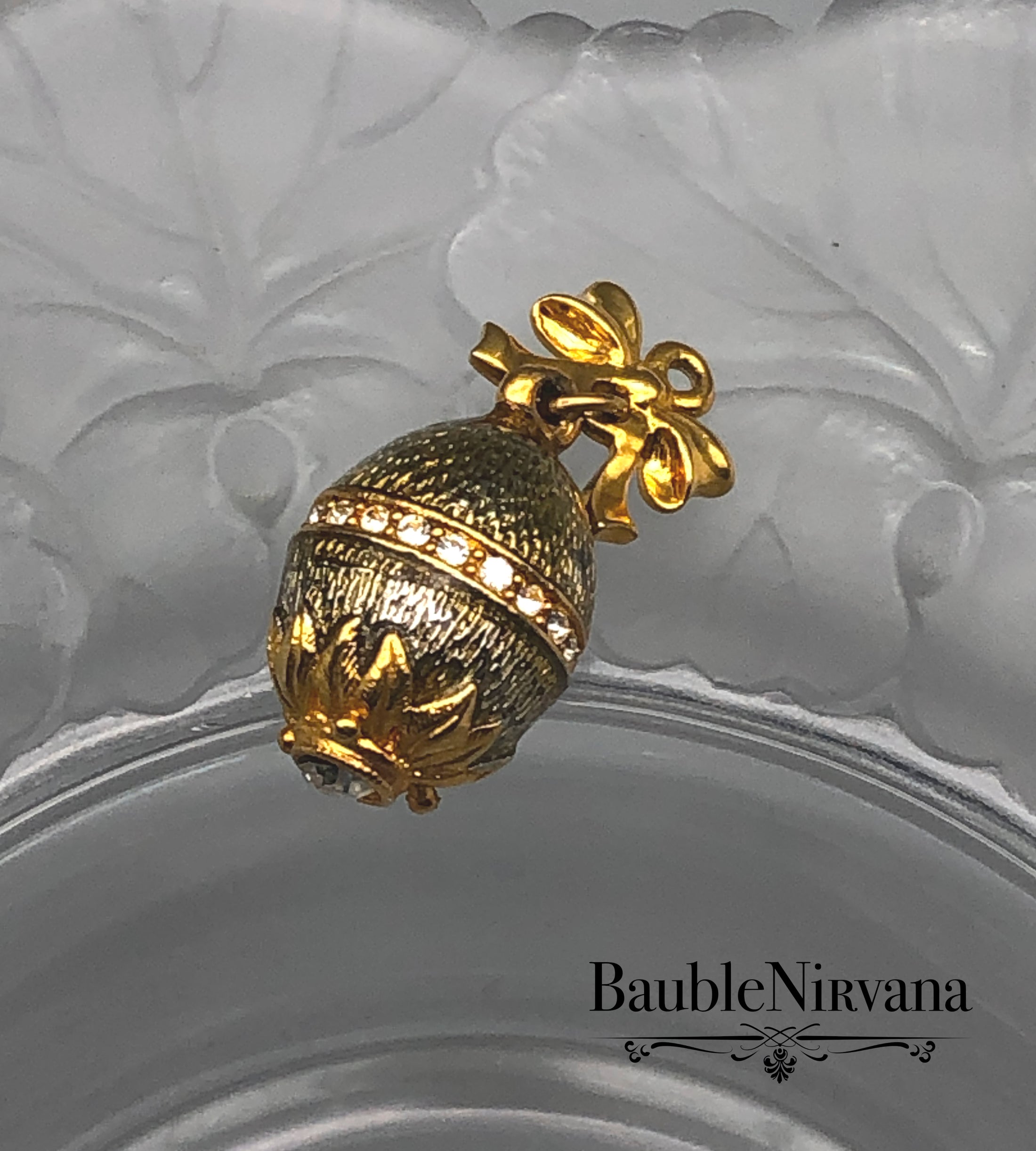 Joan Rivers Jeweled faberge Egg Charm