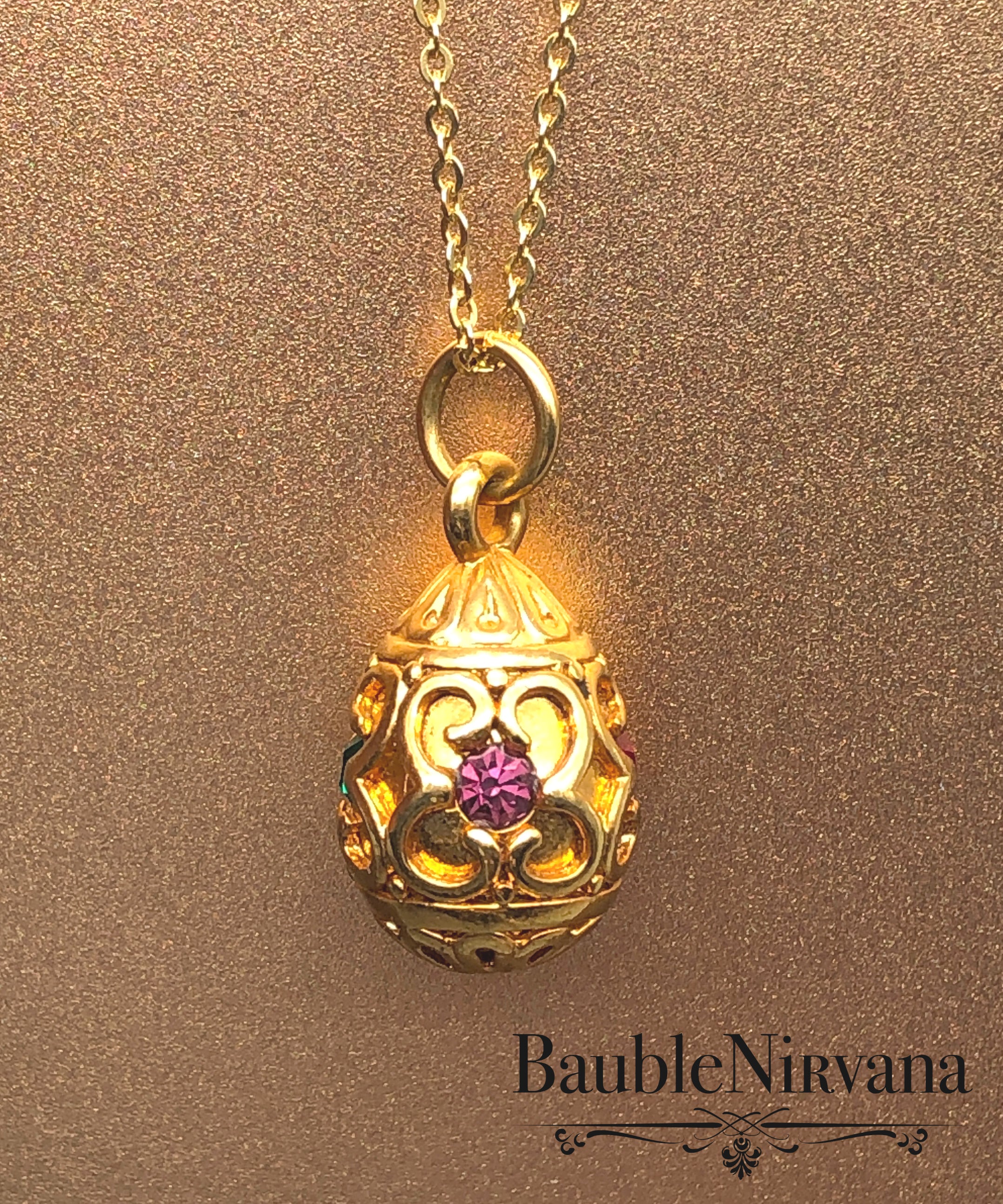 Joan Rivers Royal Jeweled faberge Egg Charm