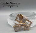 Load image into Gallery viewer, Swarovski Bow in Rectangle Pin Brooch
