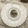Load image into Gallery viewer, Vintage 800 Sterling & Enamel Italian Compact Gold Gilt Hand Painted Serenade
