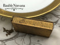 Load image into Gallery viewer, Antique France Gold Gilt Compact with Chain Enamel Micro Mosaic & Jewels
