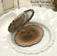 Load image into Gallery viewer, Vintage 800 Silver Italy Engraved Flowers Acanthus Leaves Clamshell Compact

