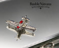 Load image into Gallery viewer, Vintage Trifari Philippe WWII Fighter Bomber Airplane Rhinestones&Enamel Pin Brooch
