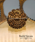 Load image into Gallery viewer, Miriam Haskell Round Floral Brooch Pin
