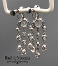 Load image into Gallery viewer, Vintage Crystal Drop Chandelier Runway Earrings
