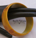 Load image into Gallery viewer, Vintage Bakelite Bangle Bracelet Deep Carved
