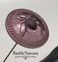 Load image into Gallery viewer, Antique Halloween Insect Molded Glass Hatpin
