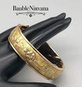 Load image into Gallery viewer, Antique Hinged Bangle Bracelet Gorgeous
