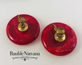 Load image into Gallery viewer, Vintage Bakelite Large Round Earrings
